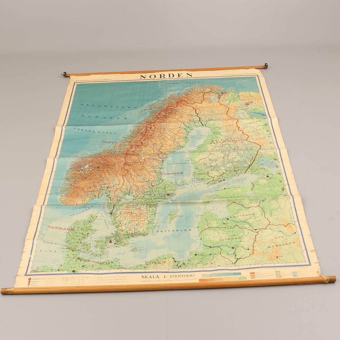 SKOLKARTA, "Norden" 1946.