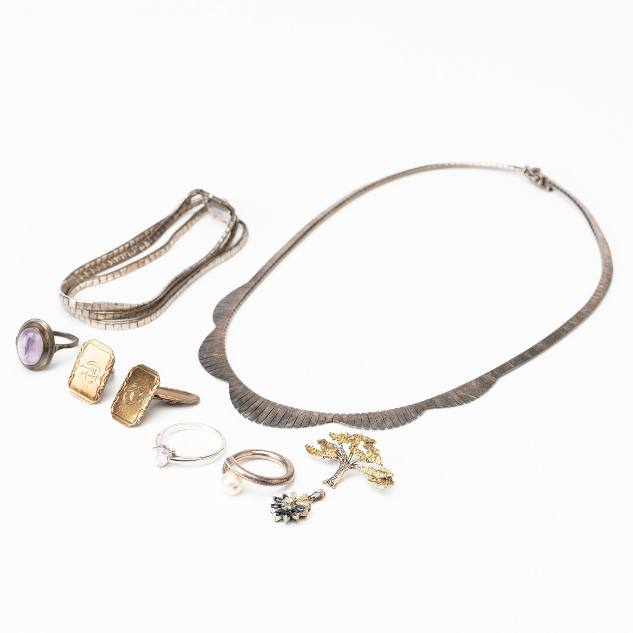 SMYCKEN, 8 delar, silver, 1900-/2000-tal.