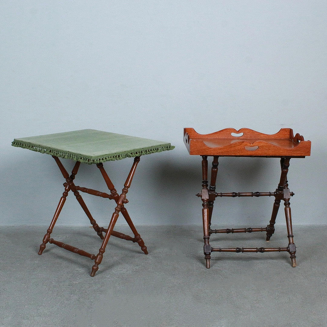 Two serving tables/Butler's Trays.