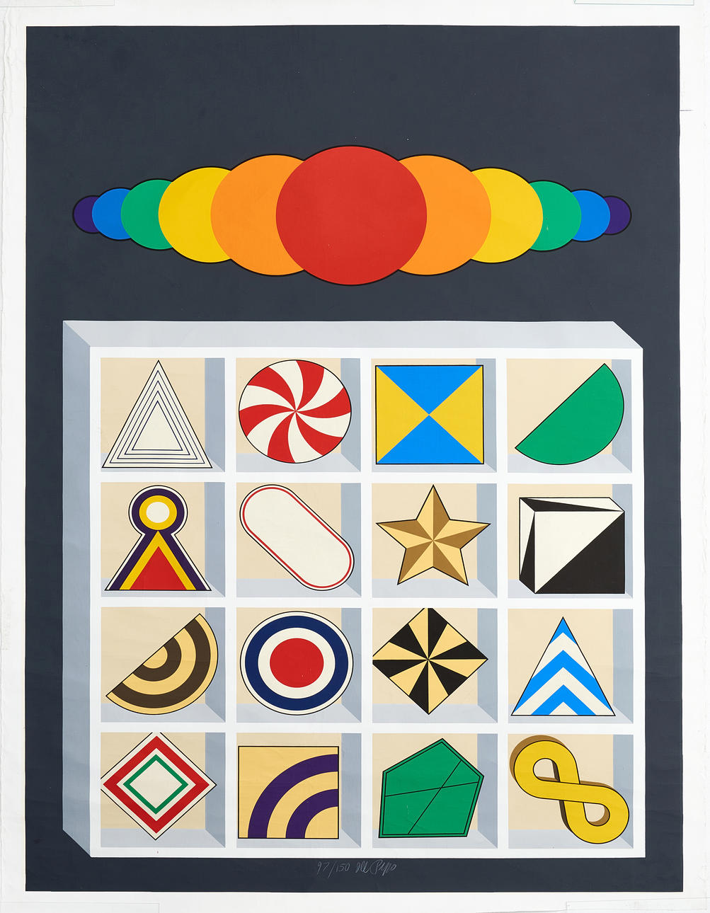 LUCIO DEL PEZZO (ITALY, 1933-2020): Composition, edition 97/150