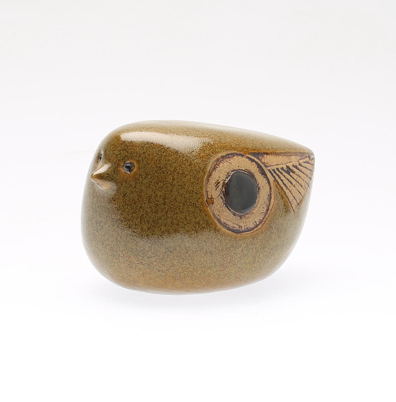 LISA LARSON. stengods, figur, ur serien Fågel, Gustavsberg.