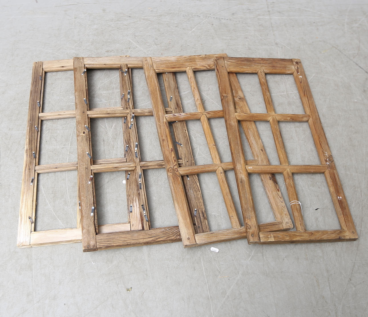 FÖNSTERRAMAR, 2 par, 1800-tal.