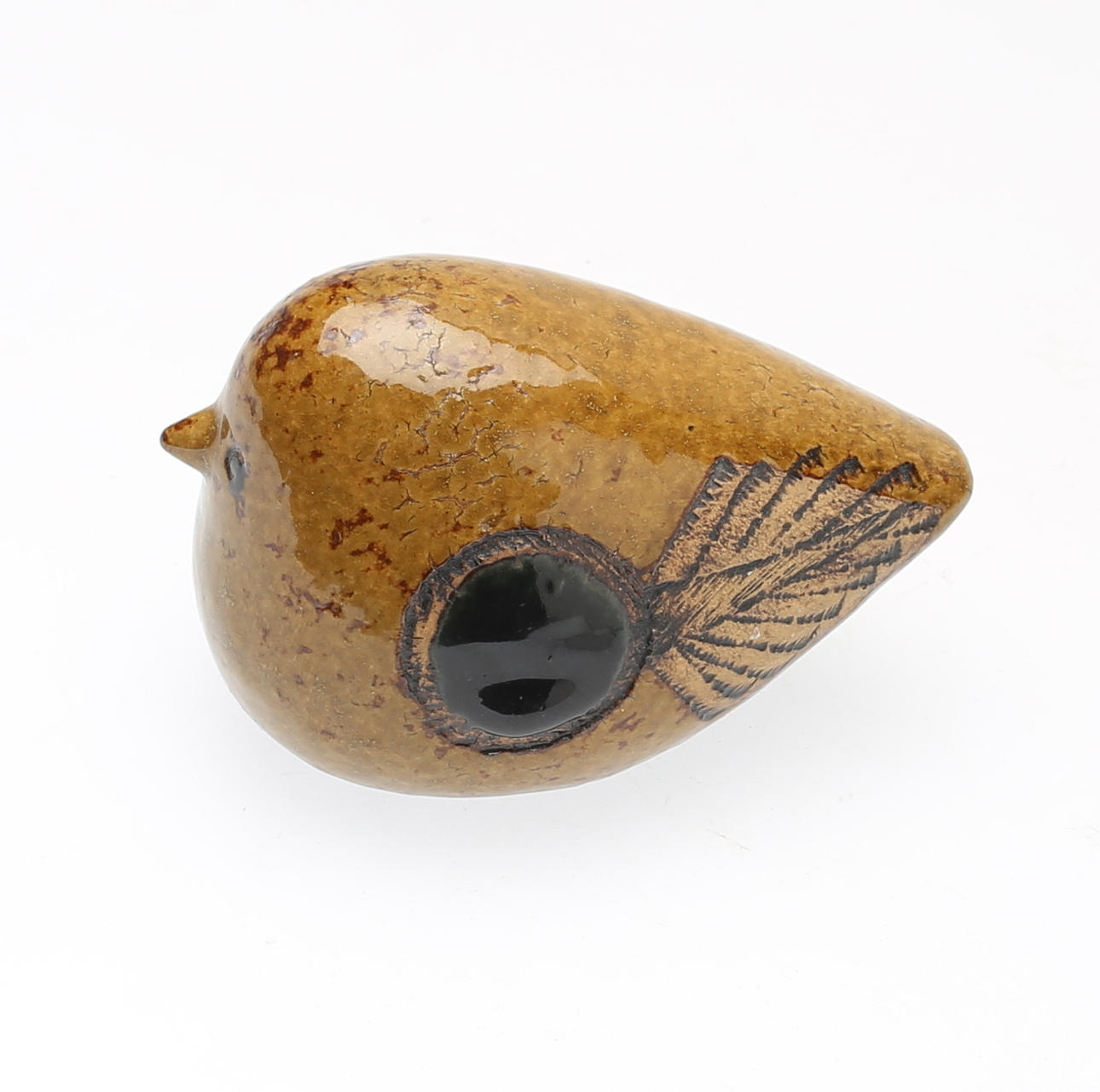 LISA LARSON. stengods, figur, ur serien Fågel, Gustavsberg.