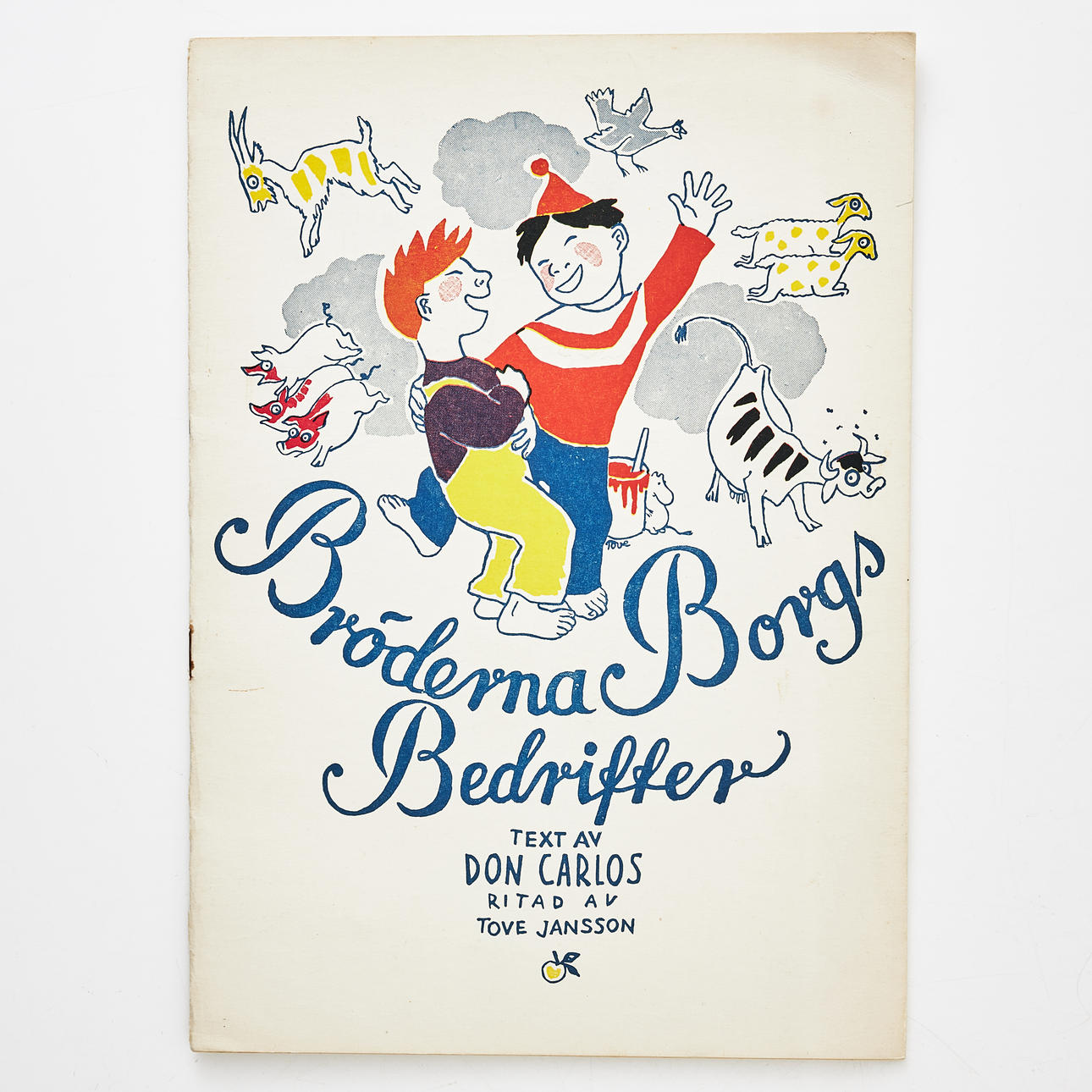 TOVE JANSSON - THE EXPLOITS OF THE BORG BROTHERS, Helsinki 1947. Books ...