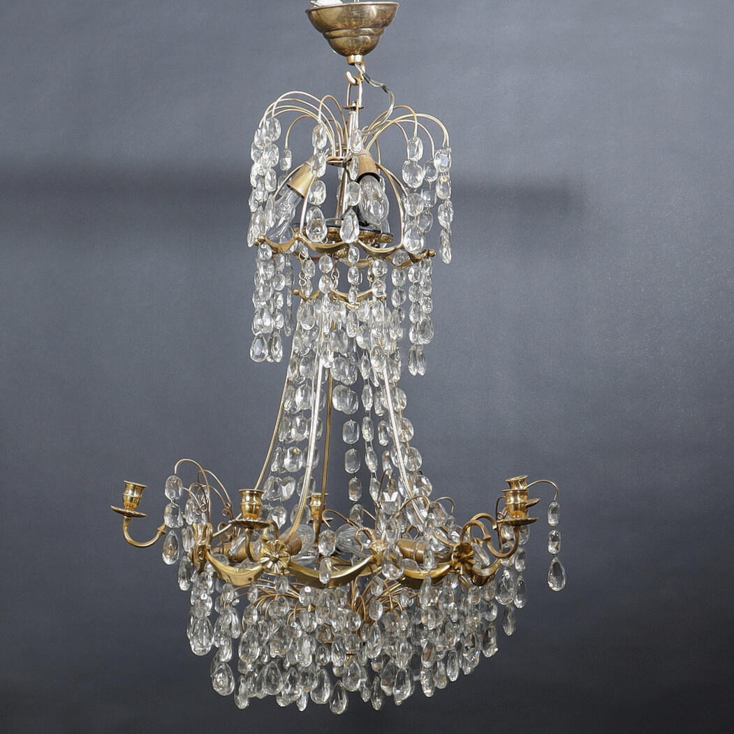 CHANDELIER, Empire style 1900's.