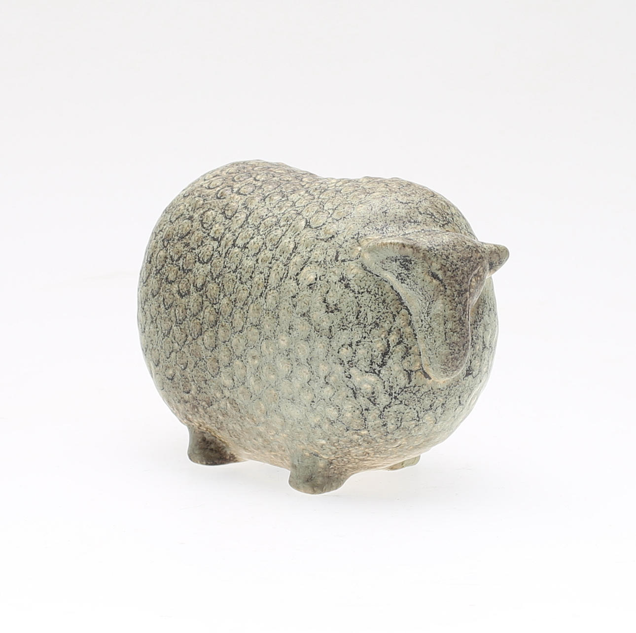 LISA LARSON. stengods, figur, "Får" K-studion, Gustavsberg, signerad, 2011.