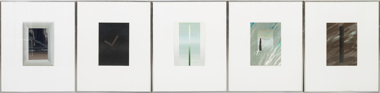 CURT HILLFON. Five compositions, “Five Light Directions”, serigraphs, numbered 1/70 on verso.