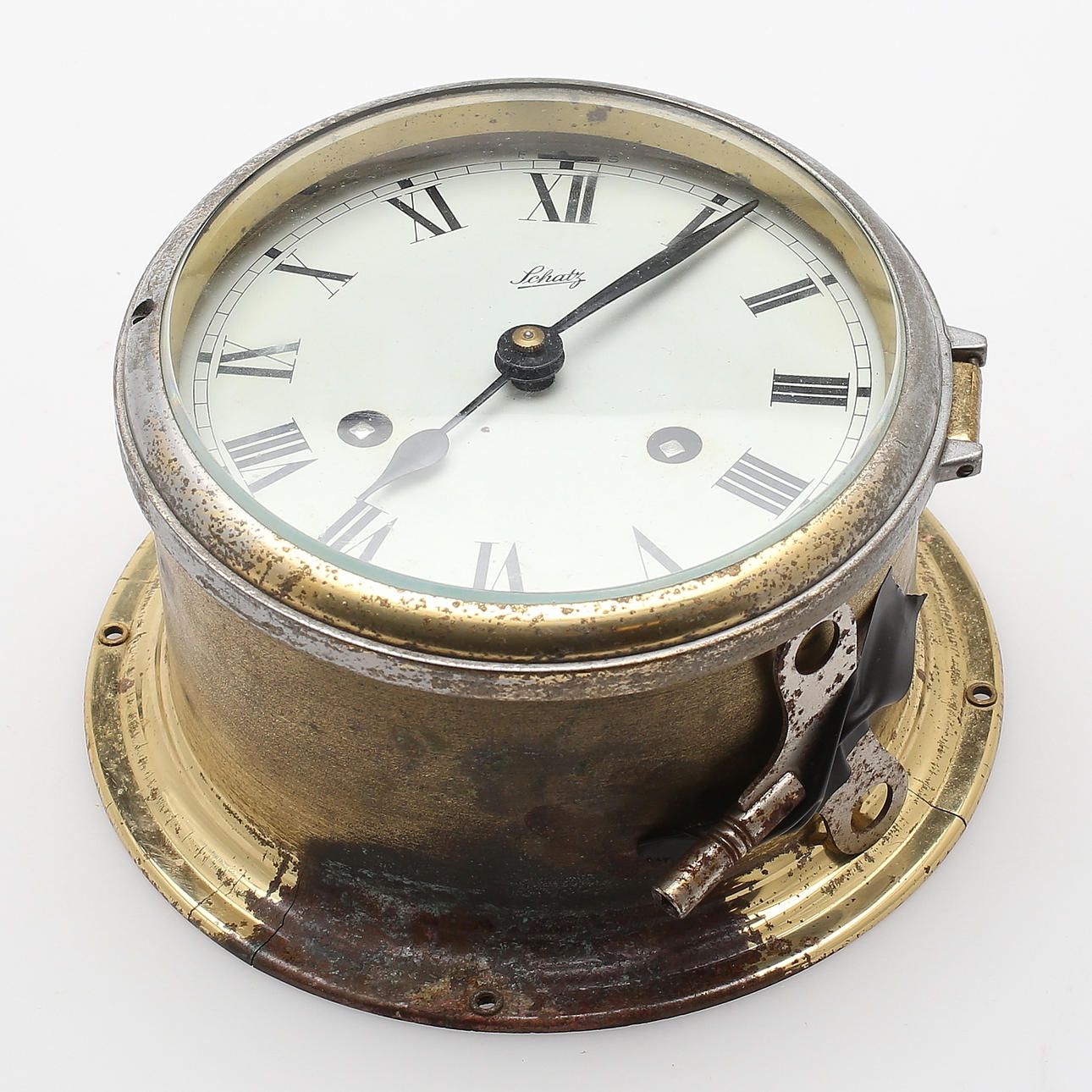 SKEPPSKLOCKA, mässing, Schatz, 1900-tal.