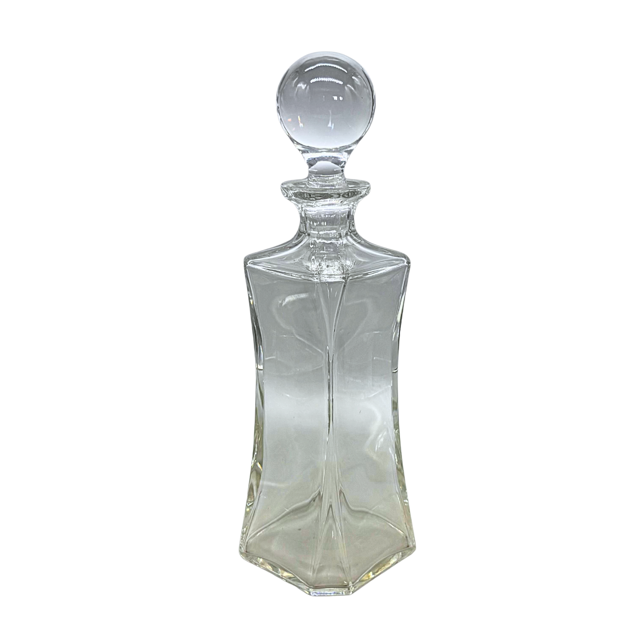 GLASS CARAFE WITH STOPPER.