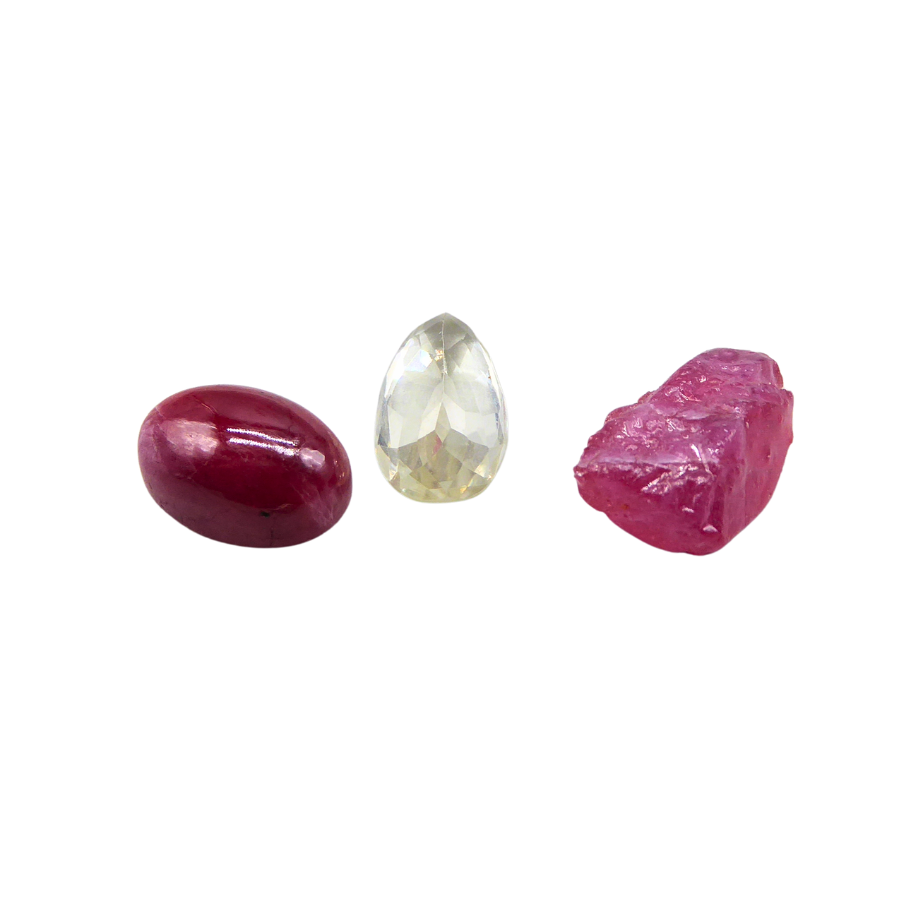 3 NATURAL GEMSTONES.
