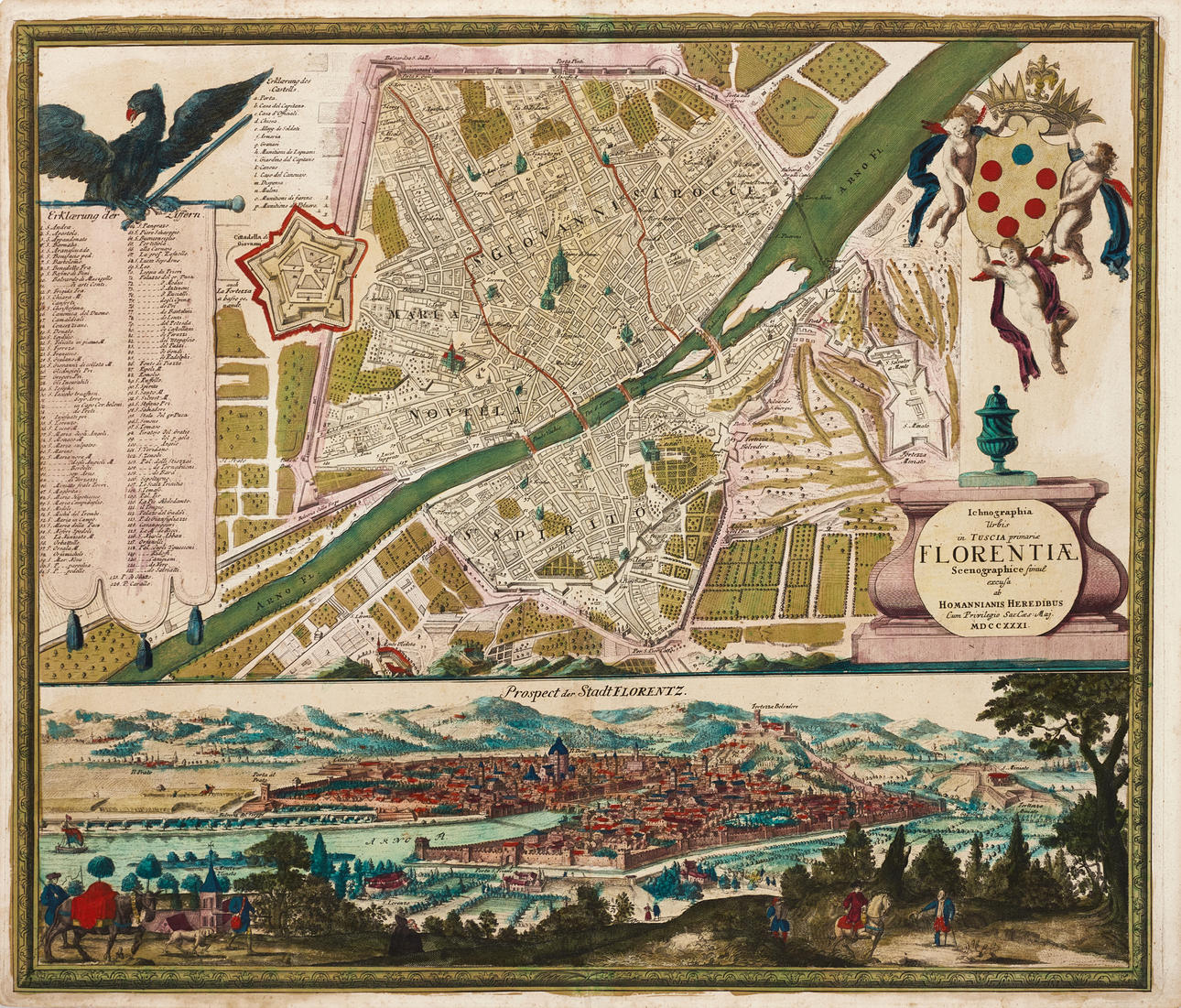 HOMANN (HEIRS), "Florentiæ", 1731.