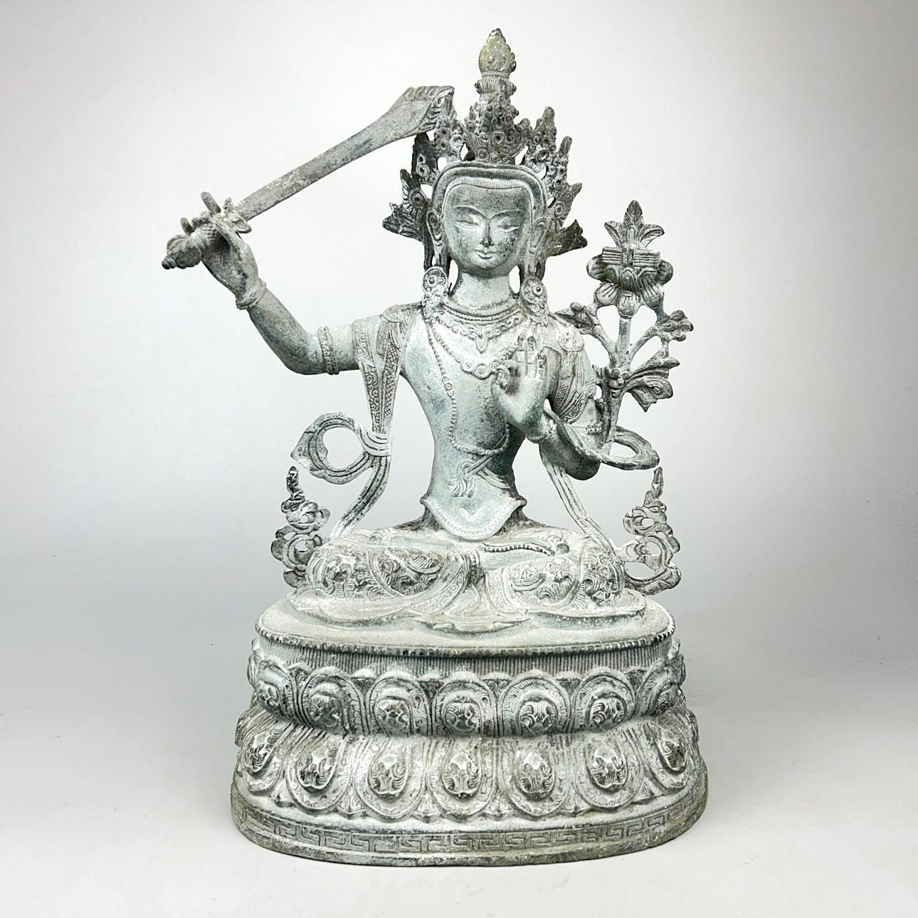 TIBETAN BRONZE SEATED TARA.