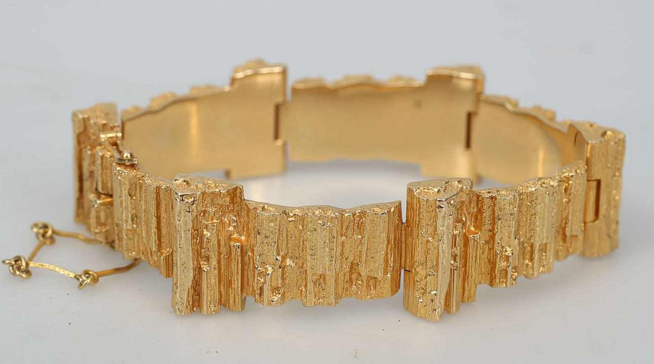 ARMBAND, 18 K guld, "Mystique", Lapponia, Finland, 62,3 gram.