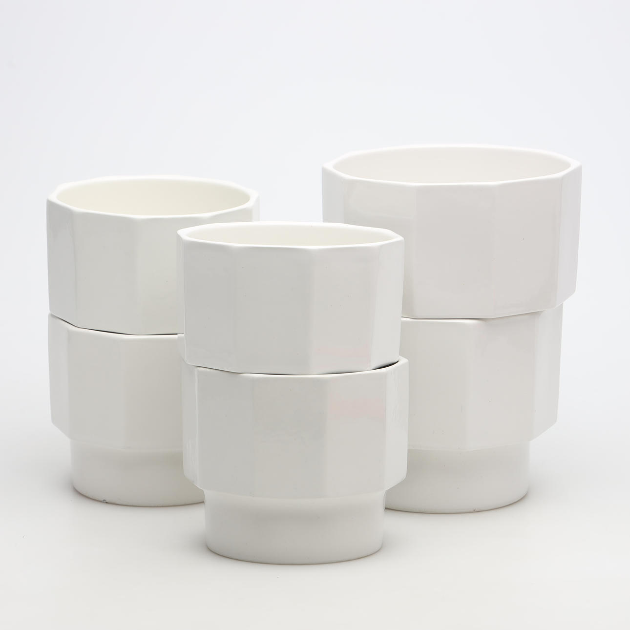 YTTERFODER, 6 stycken, porslin, "Plantina", Gustavsberg.