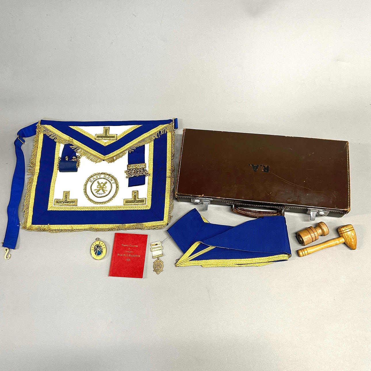 CASE OF MASONIC ITEMS.