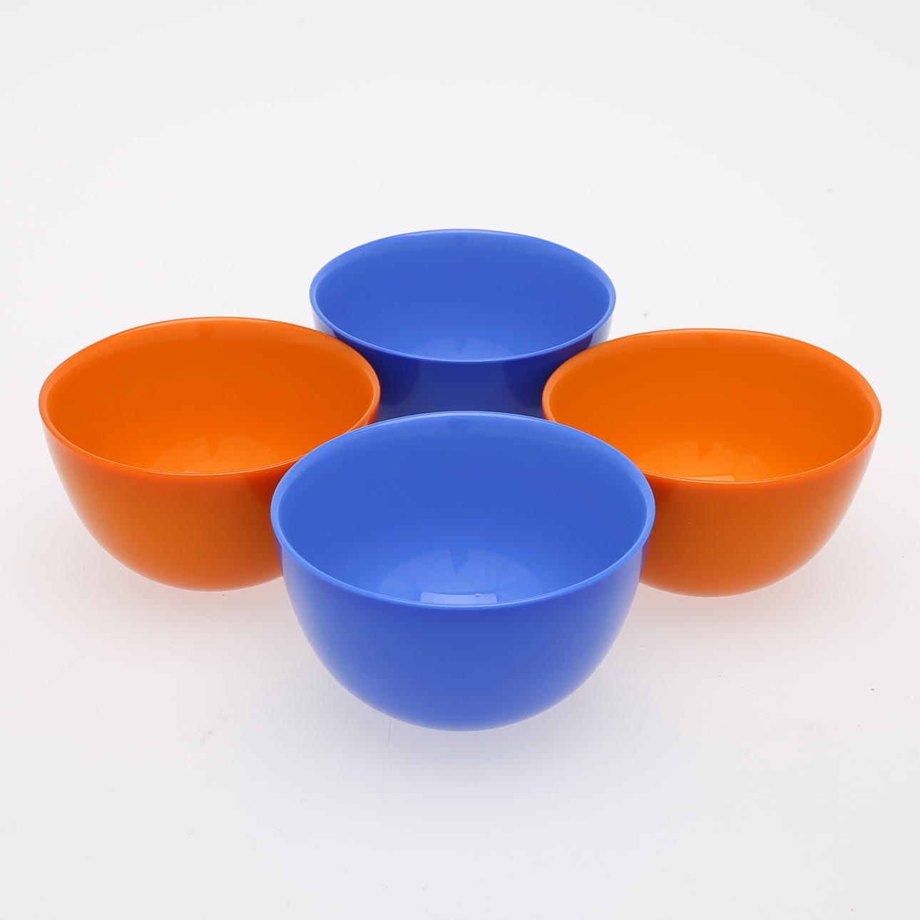 GLASSKÅLAR, 4 st, "Colora", Sven Palmqvist, Orrefors.