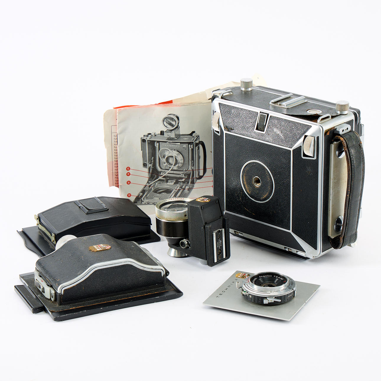CAMERA, Linhof, "SUPER-TECHNIKA", West Germany, accessories included.