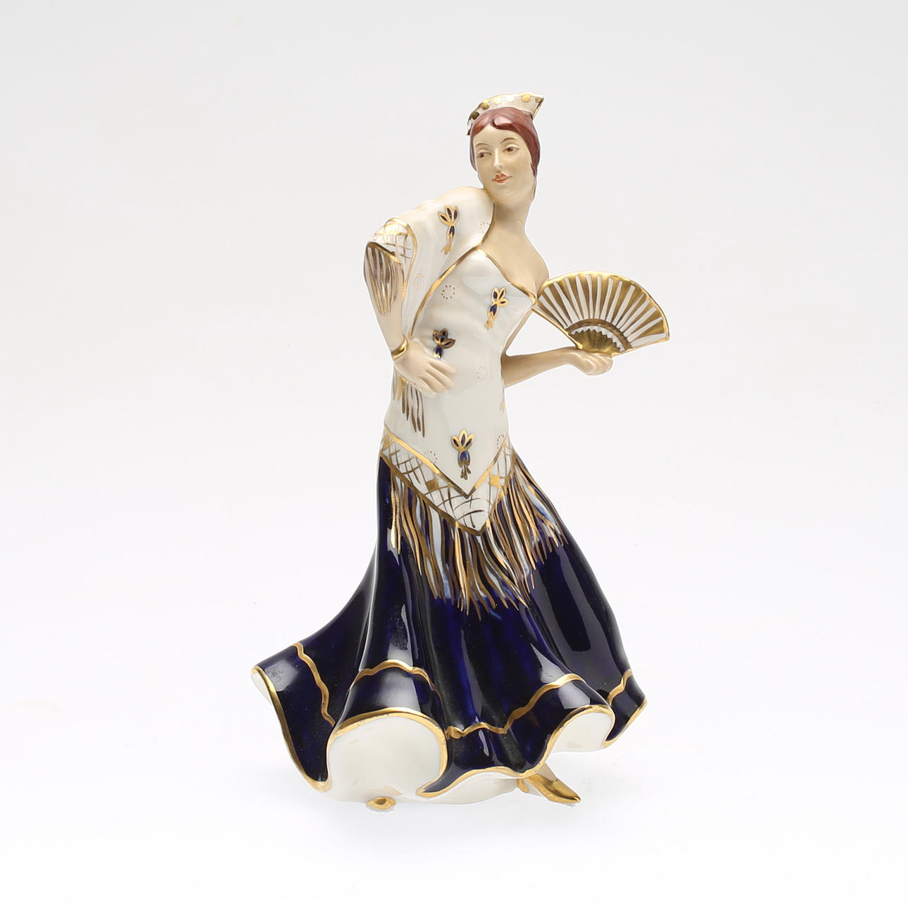 FIGUR, porslin, Royal Dux, Tyskland, 1900-talets mitt.