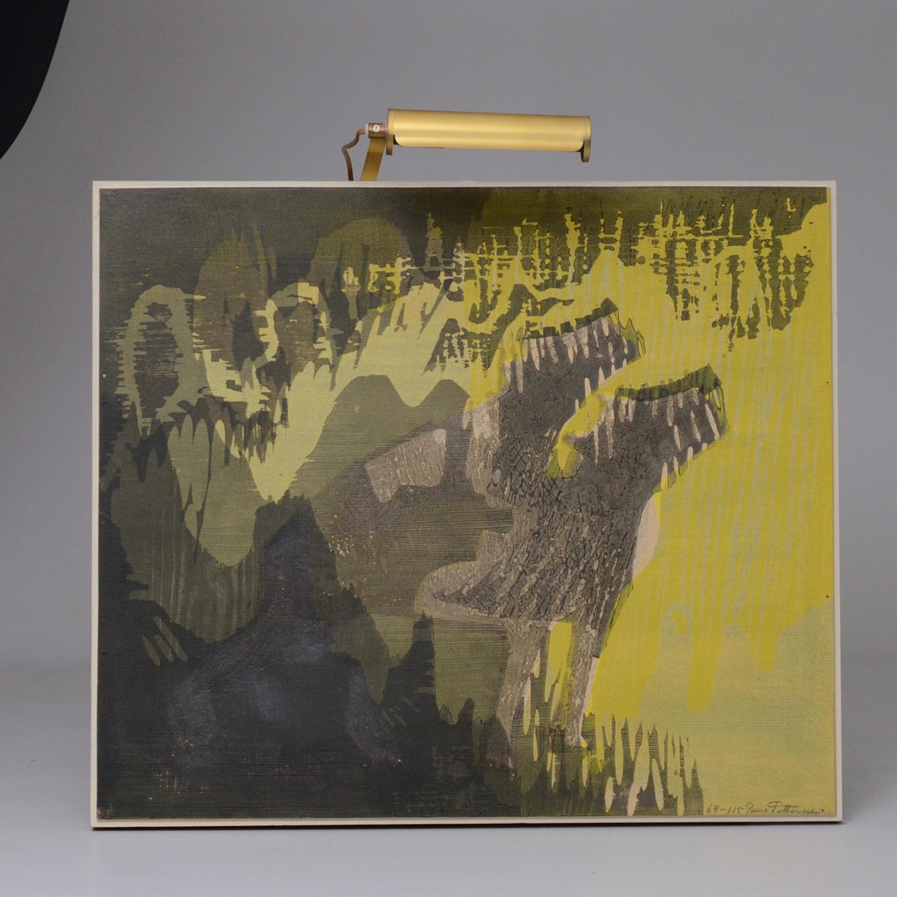 RUNE PETTERSSON. Träsnitt.