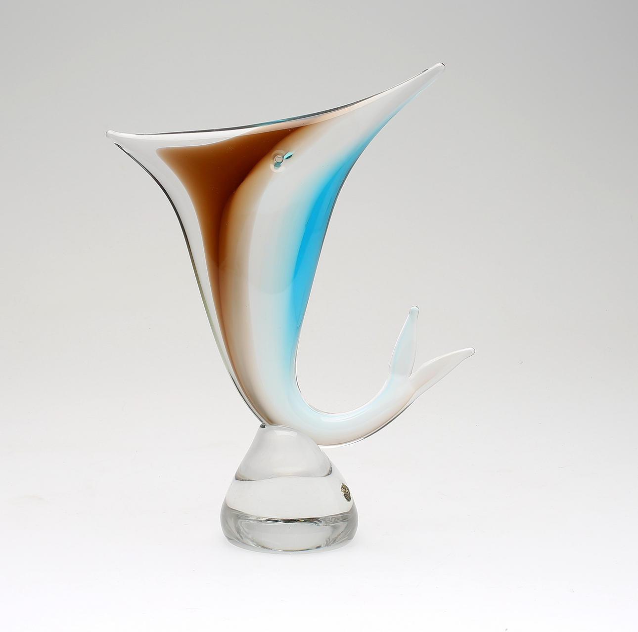 FIGUR, glas, FM Ronneby, 1900-talets andra hälft.