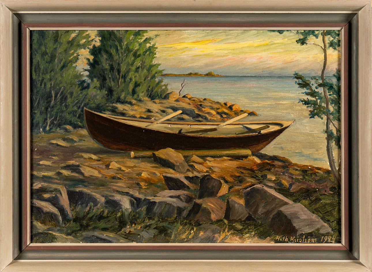 ARTHUR KRISTRÖM. Oil on canvas, Signed, Dated 1944.