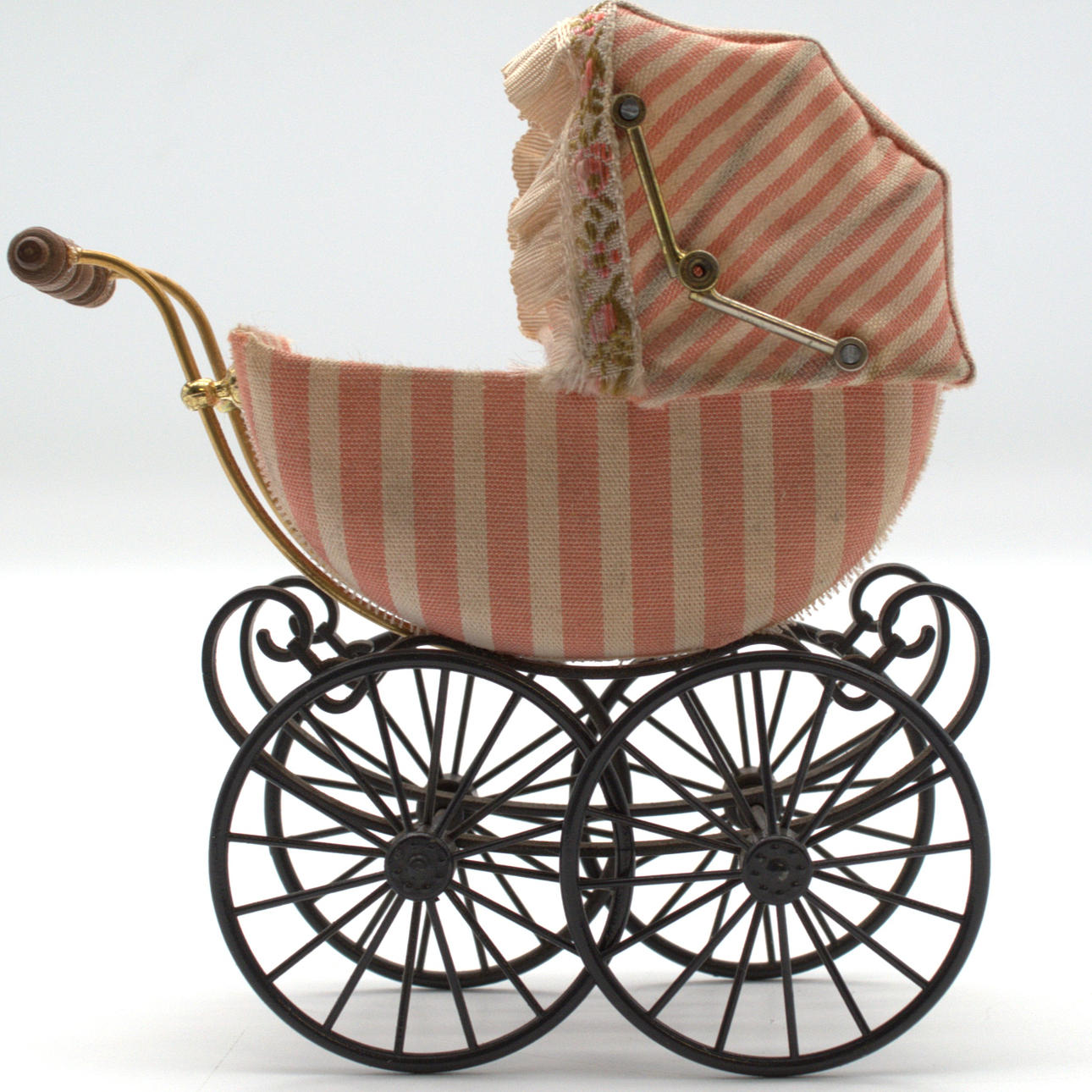 BODO HENNIG. MINIATURE DOLLHOUSE STROLLER.