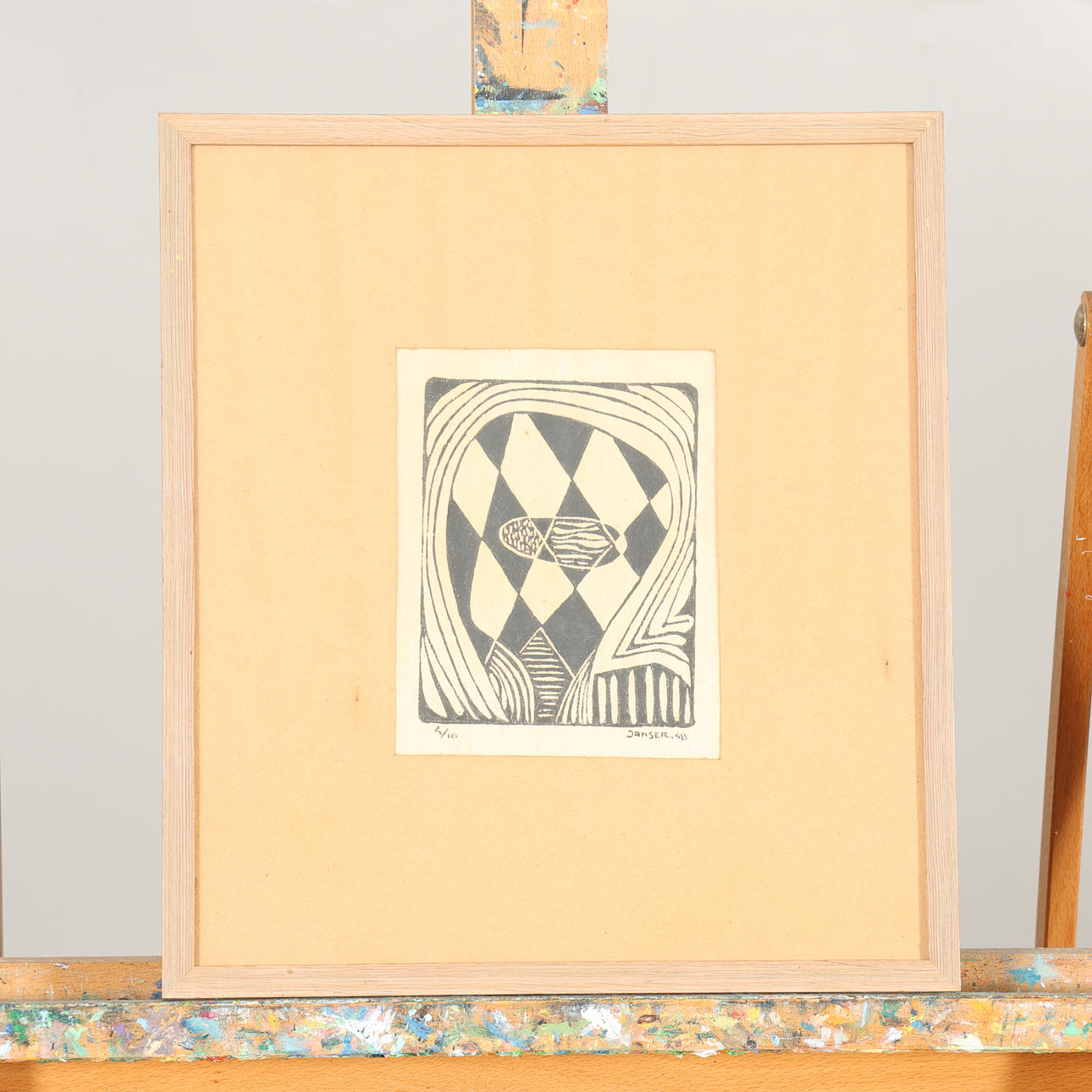 GUNNAR JANSER. LITHOGRAPHY signed and numbered.
