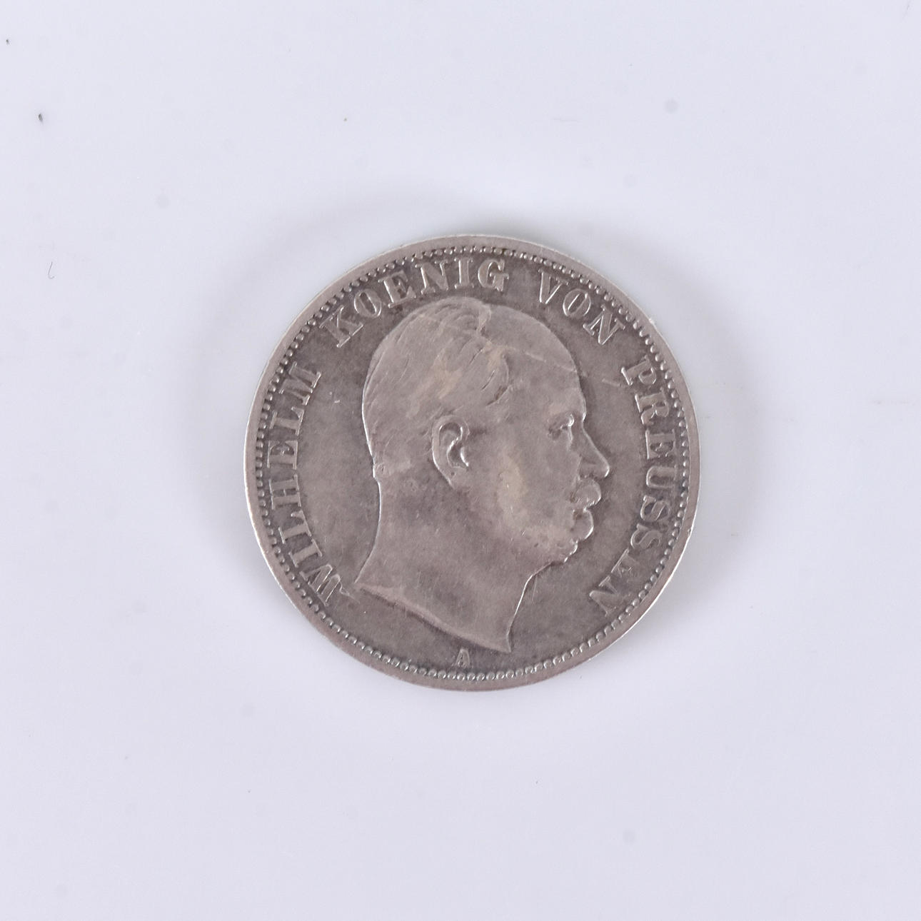 EINE SILBERMÜNZE, 1 Vereinsthaler, Preußen 1867.