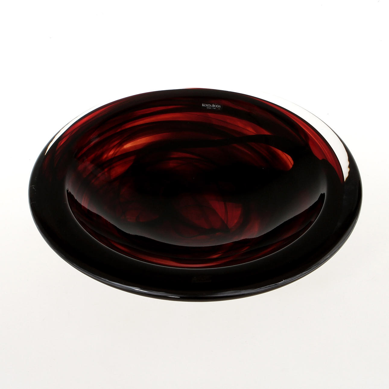 ANNA EHRNER. Skål, glas "Atoll", Kosta Boda.