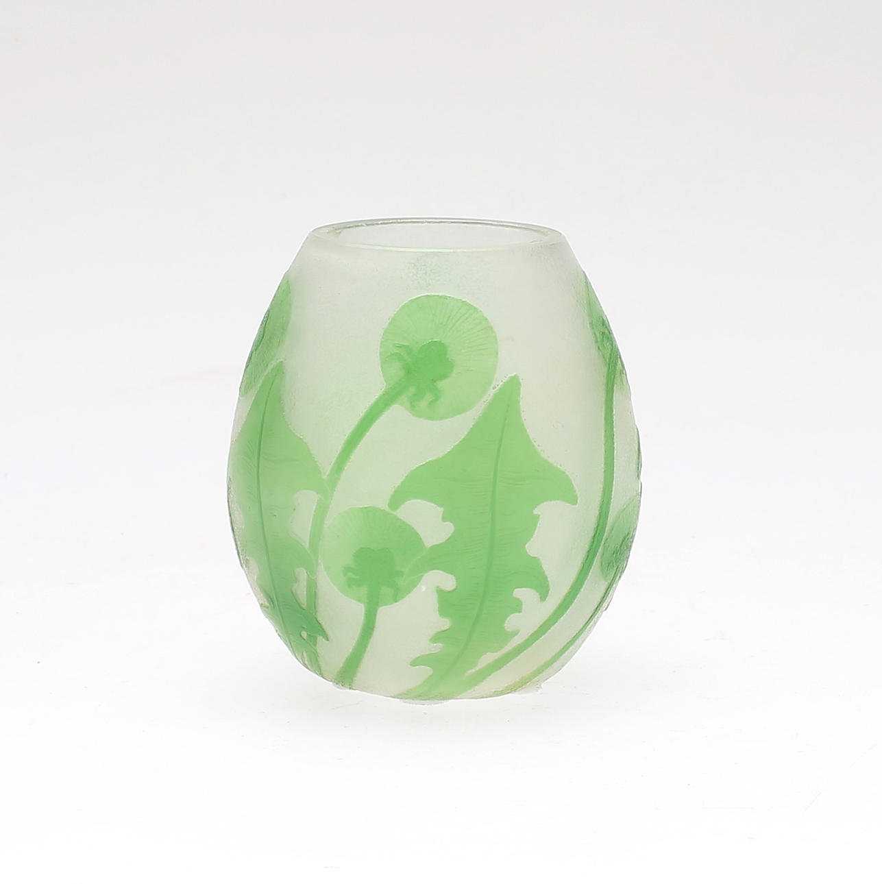 KARL LINDBERG. vas, glas, jugend, Kosta, monogramsignerad, 1900-talets början.