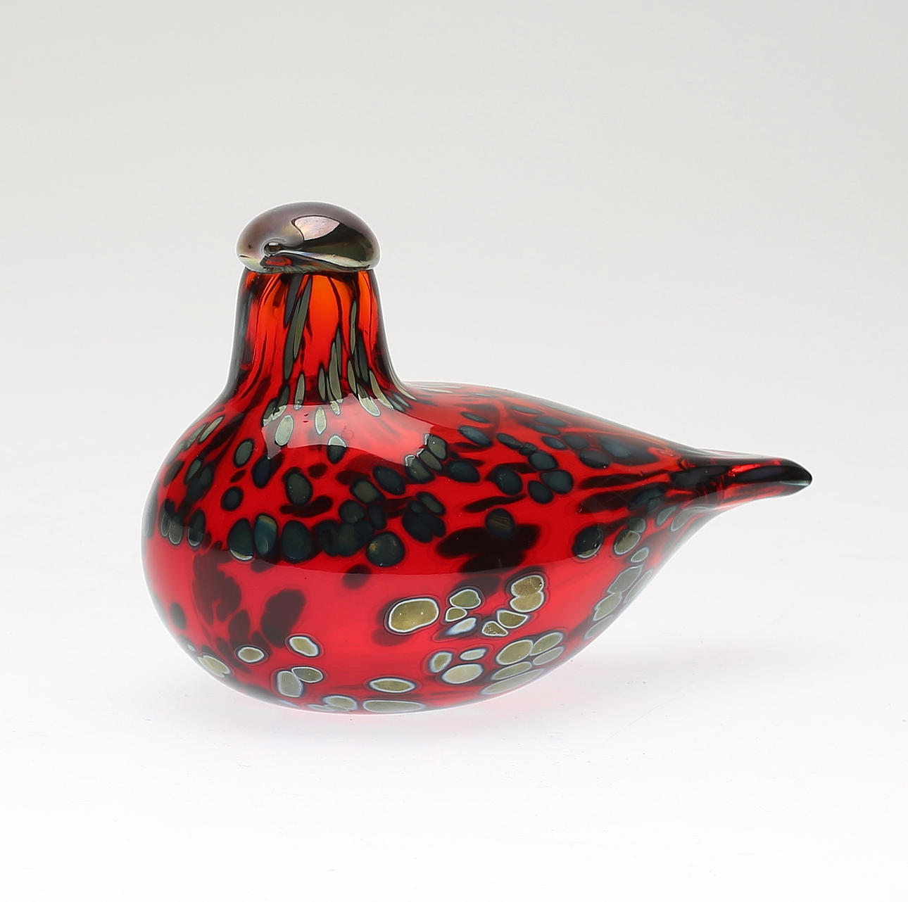 FIGURIN, glas, Oiva Toikka, Nuutajärvi, Arabia, Finland, signerad, 1970-tal.