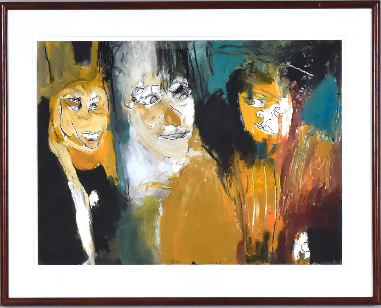 CONNIE UTSEN. Gouache.