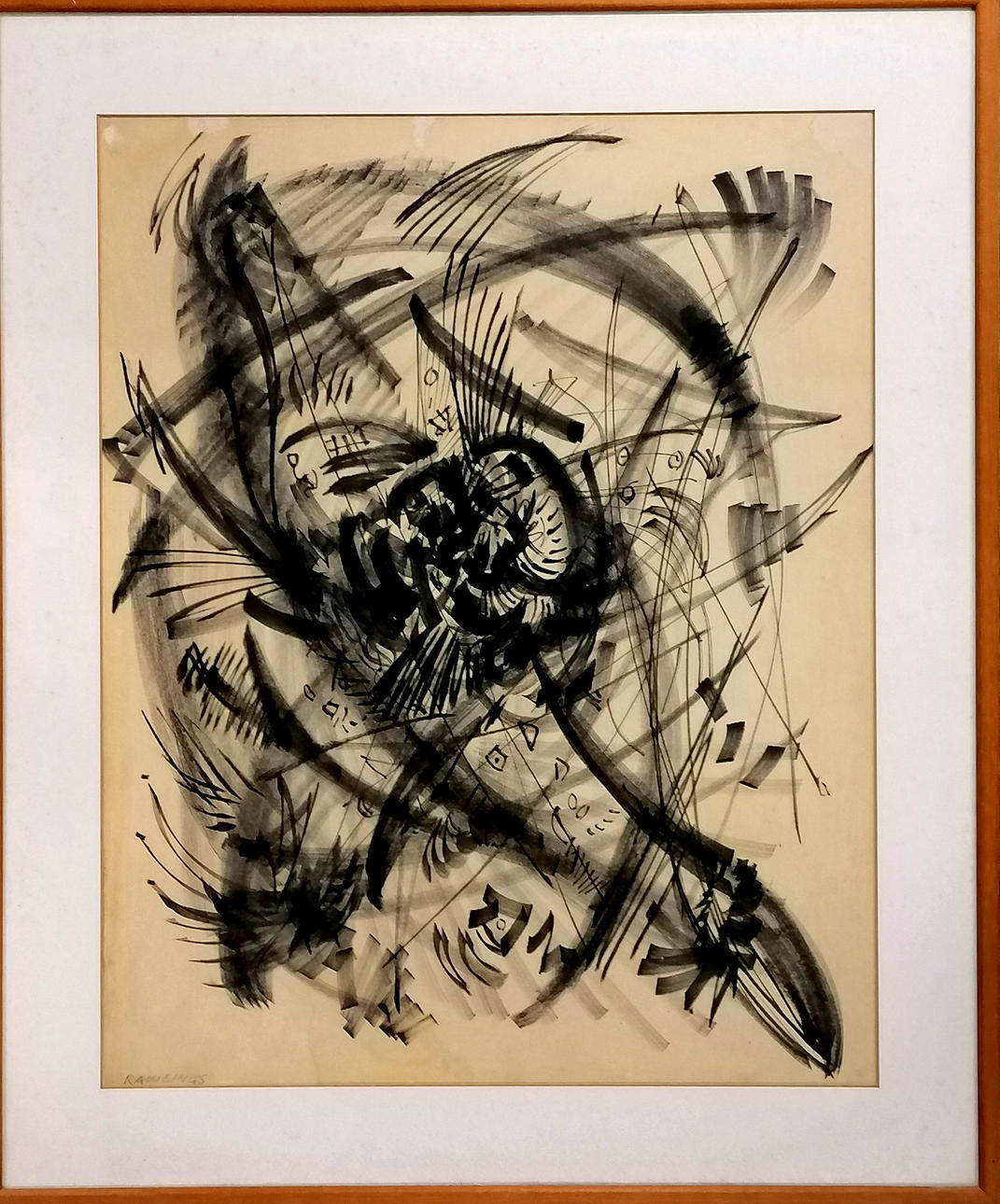 *DOUGLAS M RAWLINGS SIGNED 1960 (untitled) DRAWING. Art - Drawings ...