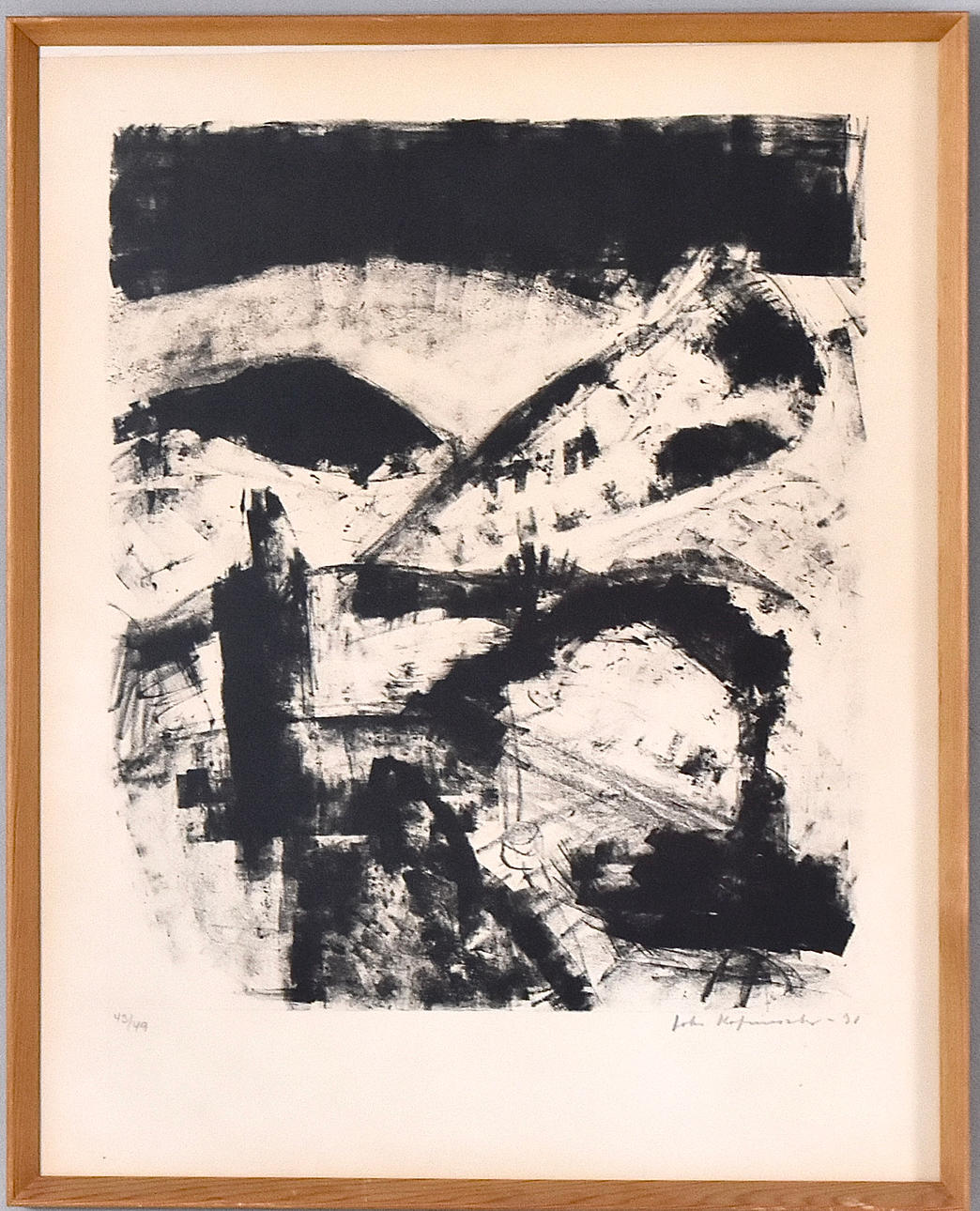 JOHANNES HOFFMEISTER. lithograph.