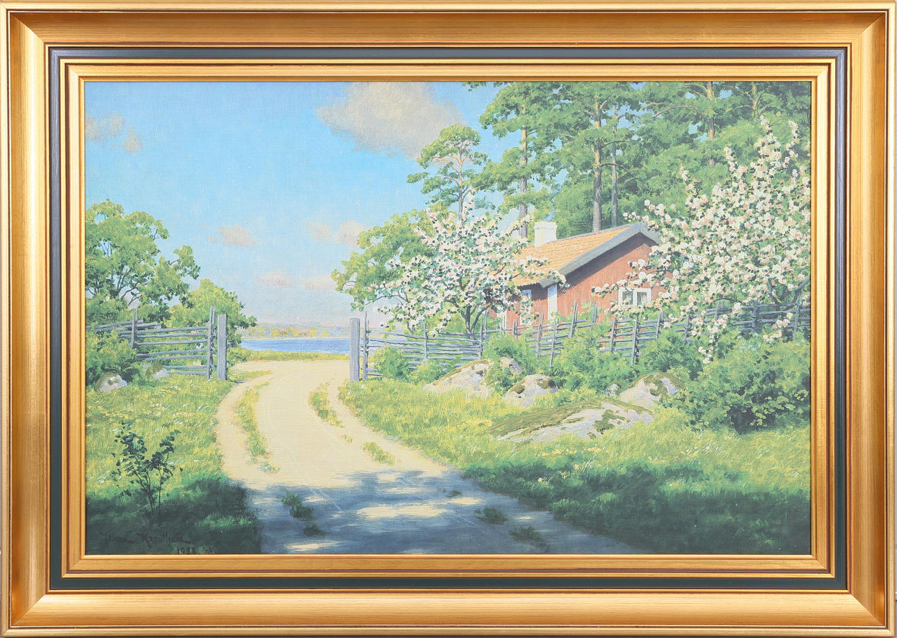 MASTER ART, kopia, reproduktion, "Vår", Johan Krouthén.