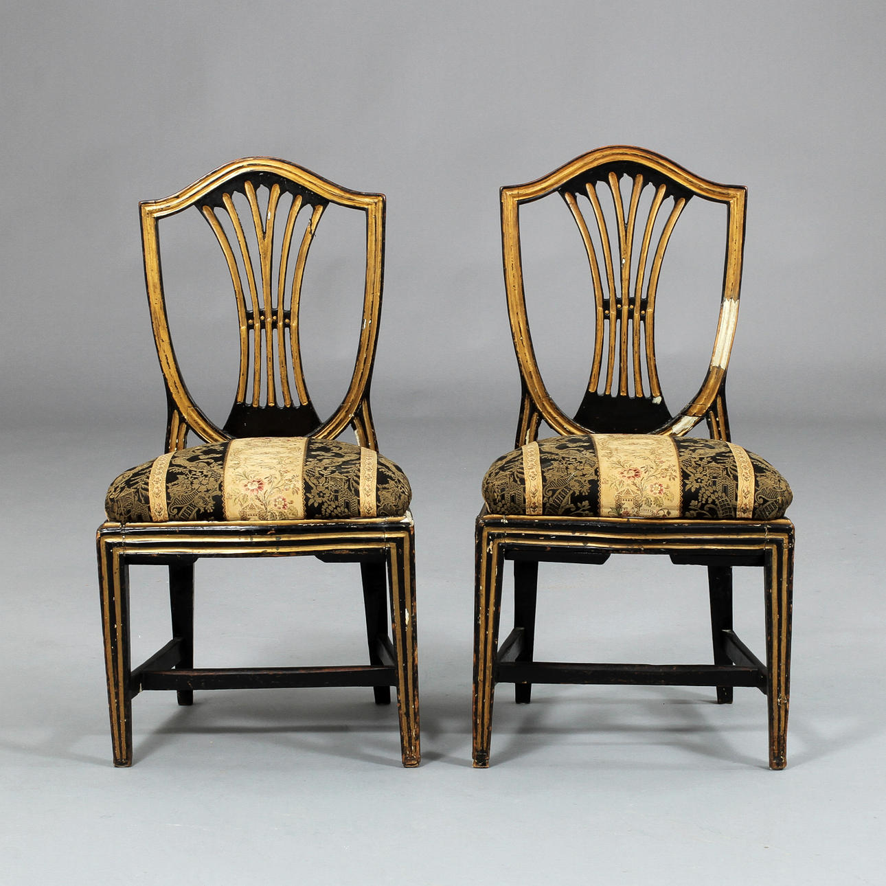 STOLAR, 2 st, gustavianska, 1700-talets slut.