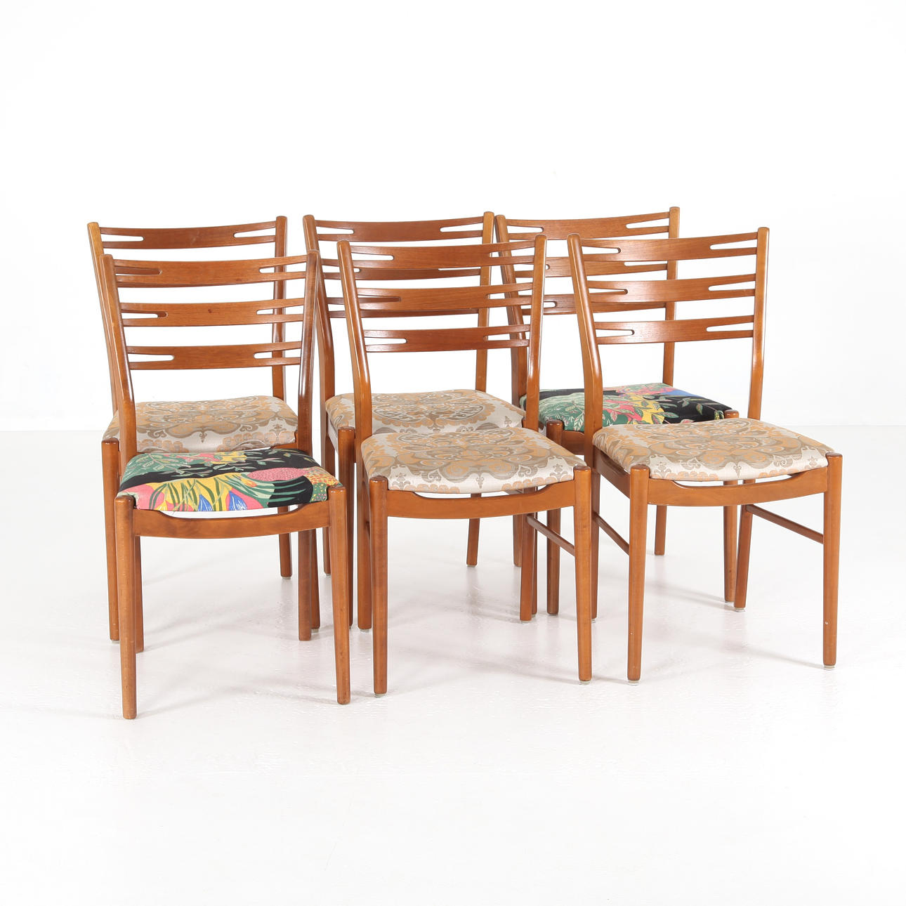 Stolar, 6 st, "Della", Ikea, 1950/60-tal.