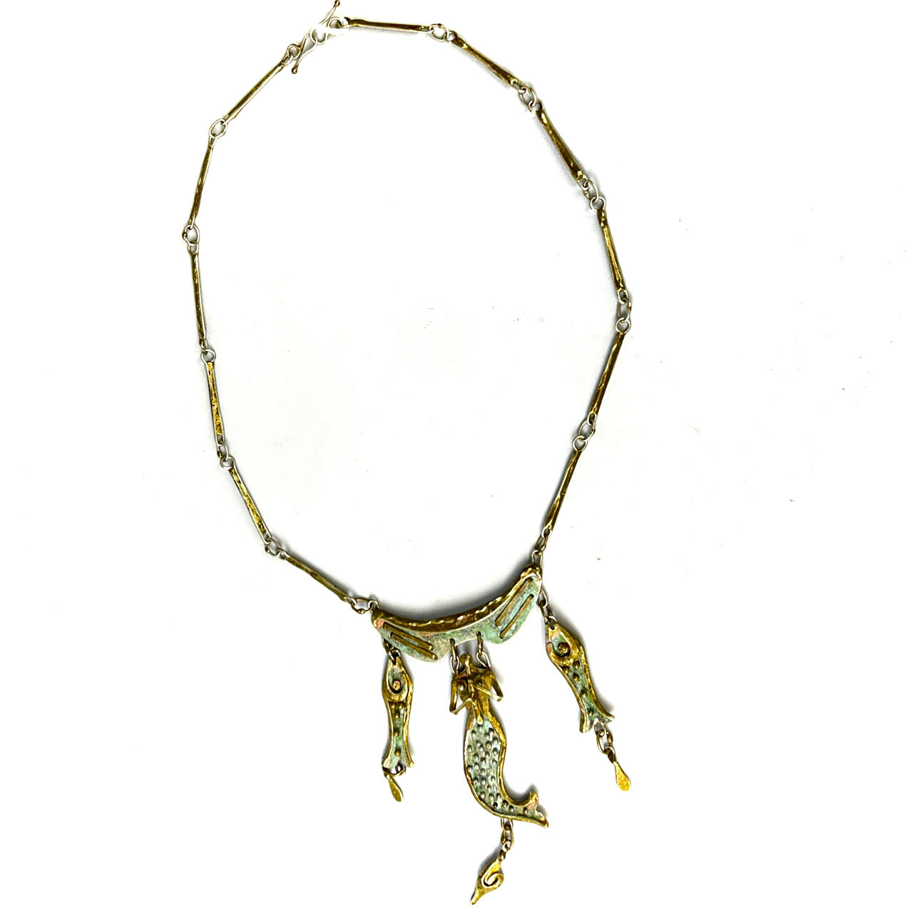 AMANDO LOZANO BRONZE NECKLACE.