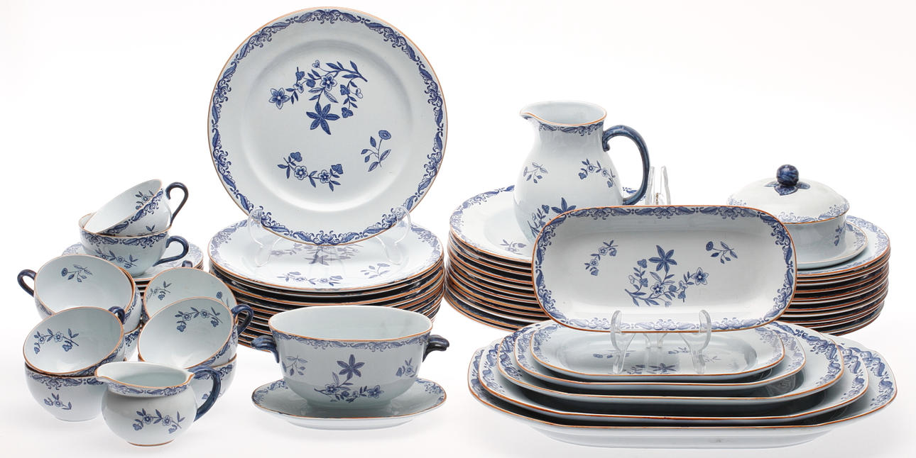 SERVISDELAR, 68 delar, Ostindia, Rörstrand.