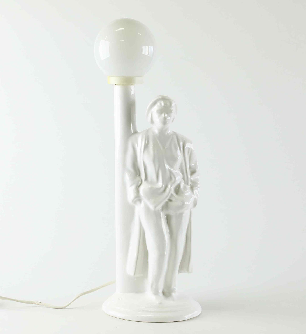 A TABLETOP LAMP, Charlie Chaplin, 1970s/80s.