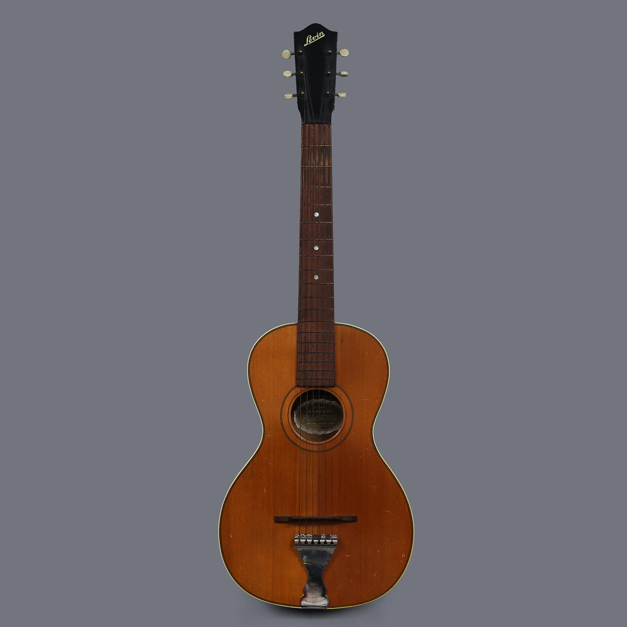 HERMAN CARLSON LEVIN, SMALL ACOUSTIC GUITAR, S/N 98598. Collectables ...
