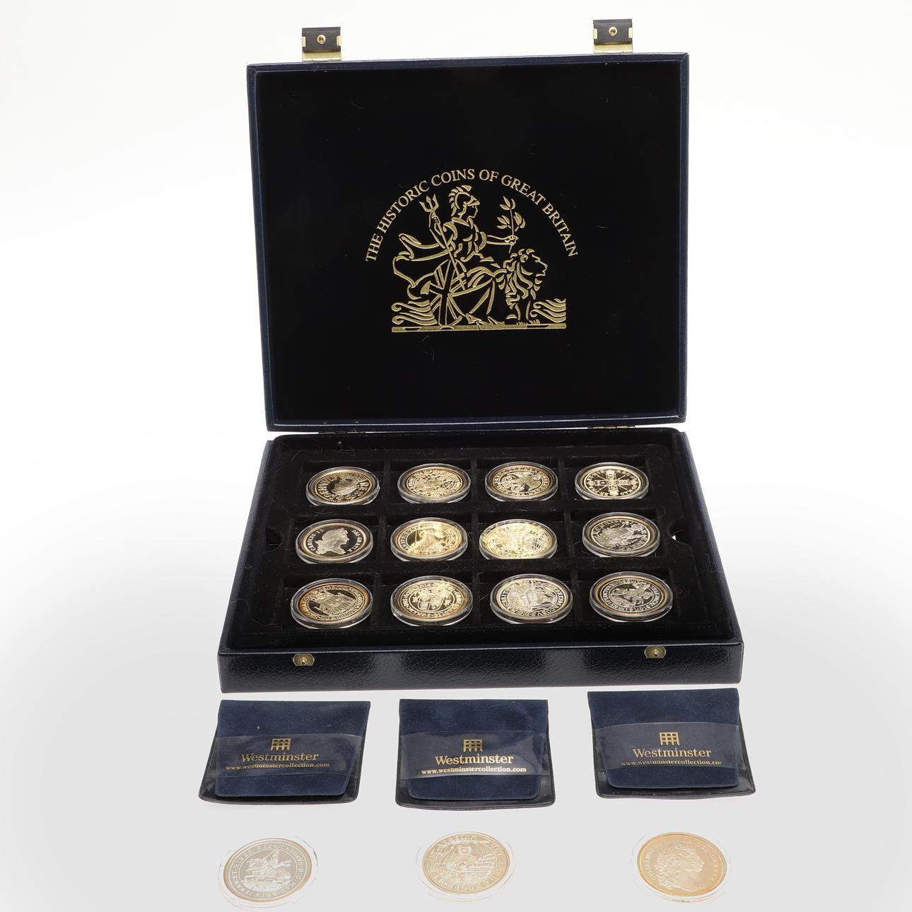 THE WESTMINSTER MINT HISTORIC COINS OF GREAT BRITAIN MUSEUM SILVER COIN ...