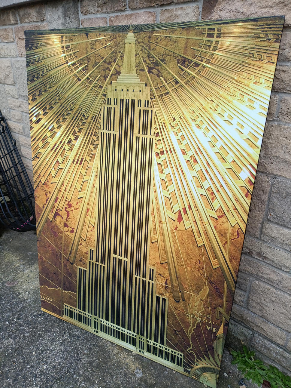 EMPIRE STATE BUILDING CONTEMPORARY PRINT.