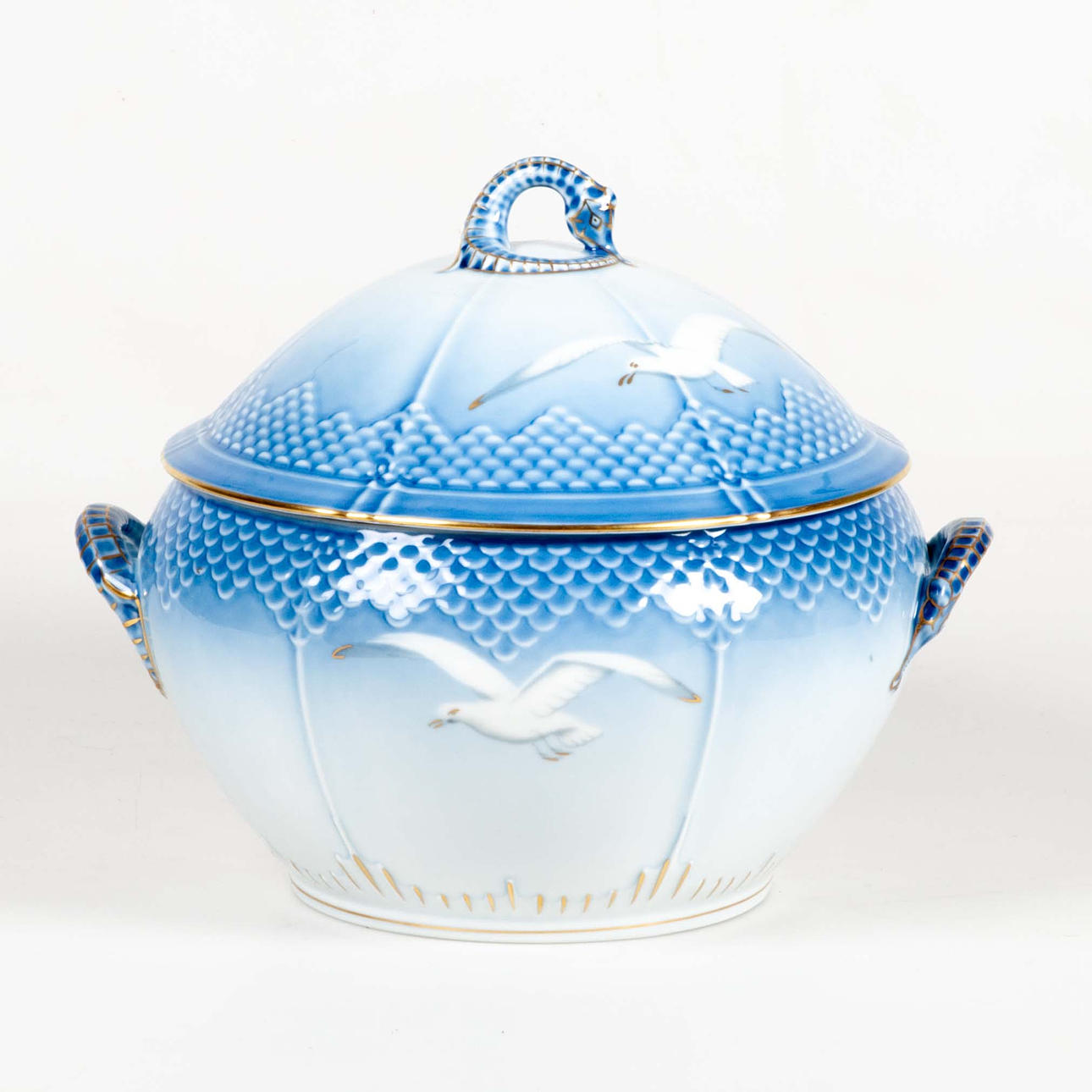 SOPPTERRING, BING GRÖNDAHL 665 BLÅ MÅSEN.