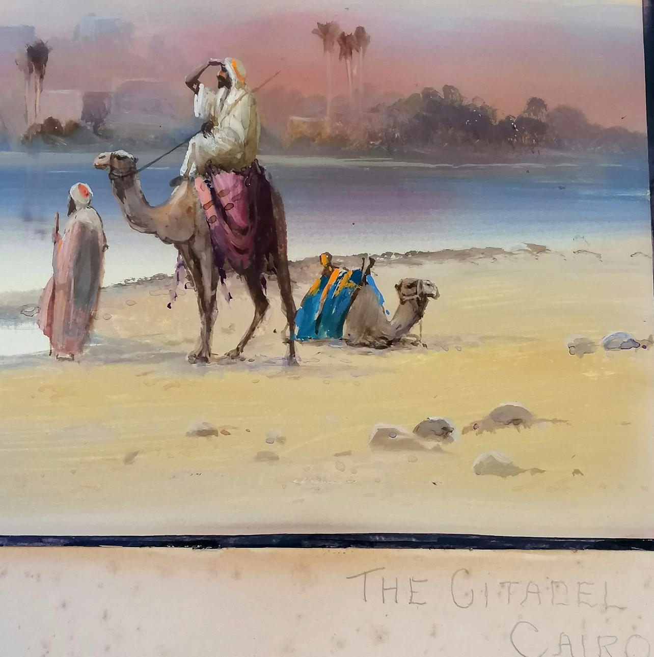 R COOPER WATERCOLOUR OF AN EGYPTIAN SCENE. Art - Paintings - Auctionet