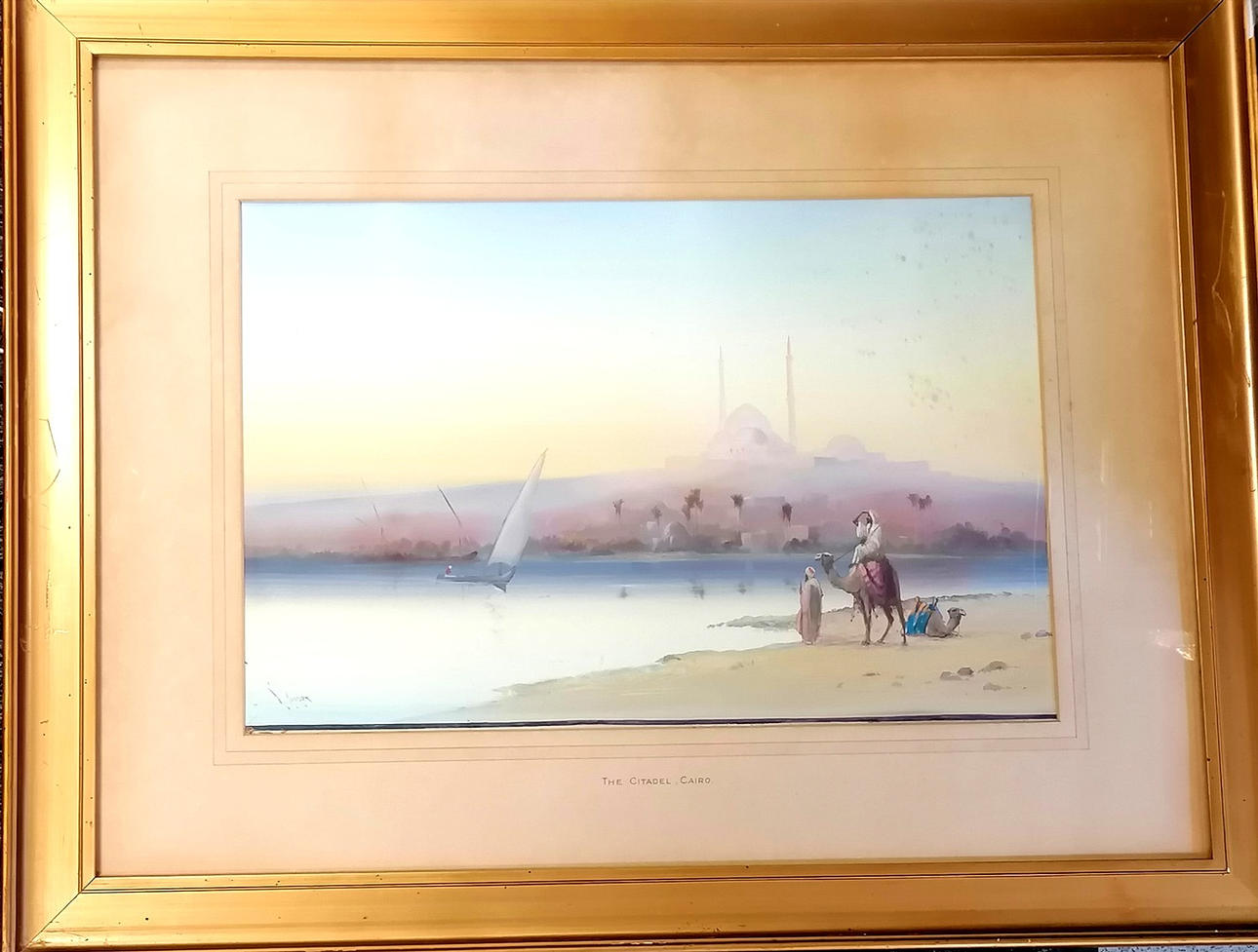 R COOPER WATERCOLOUR OF AN EGYPTIAN SCENE. Art - Paintings - Auctionet