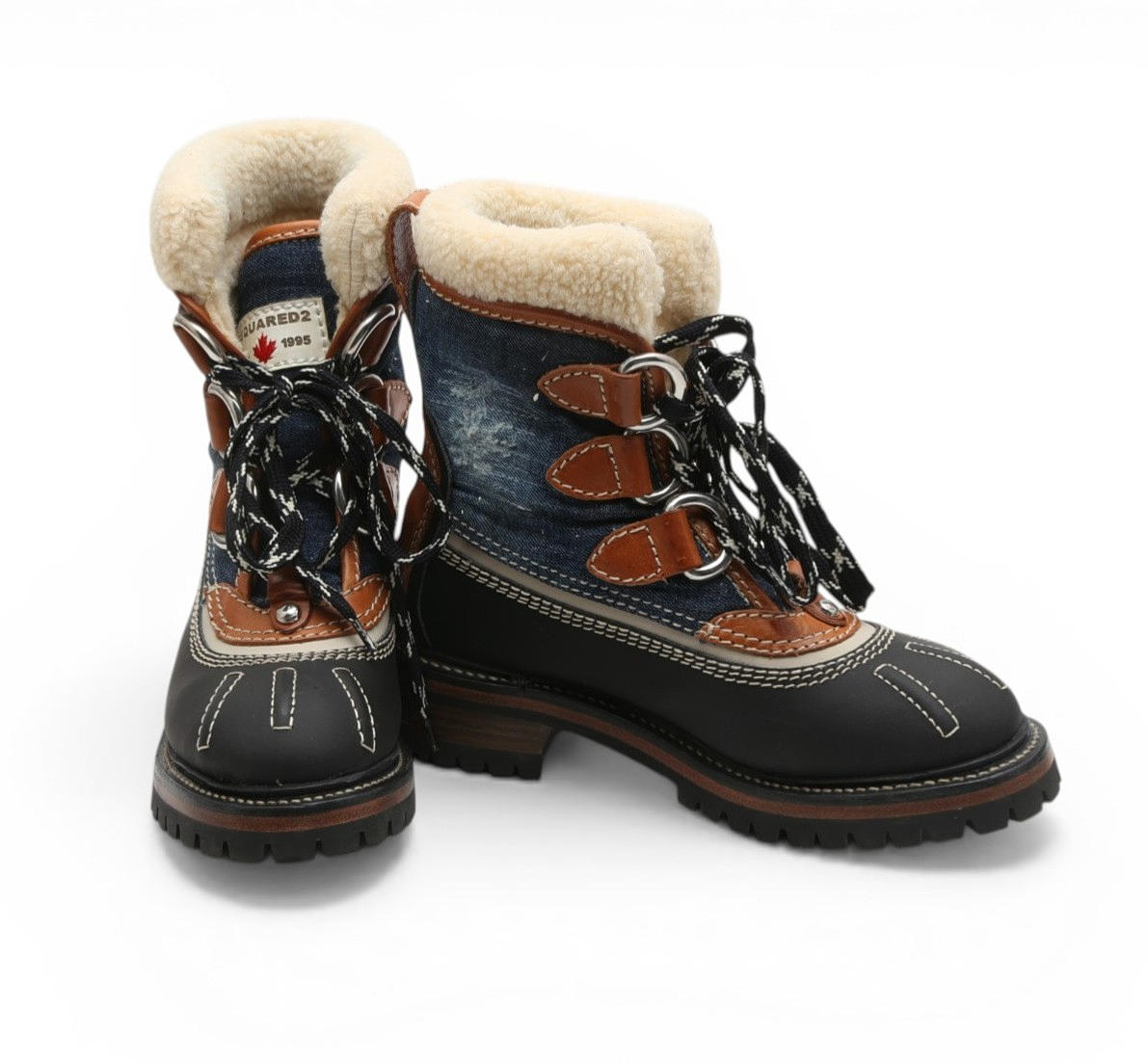 DSQUARED2. Multicolored hiking boots.