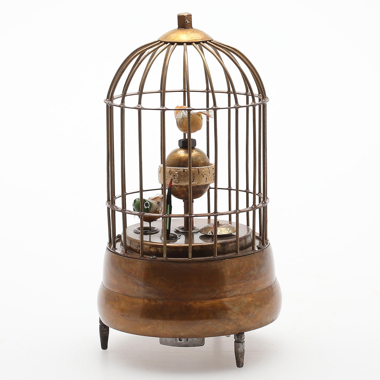 BORDSUR, i form av fågelbur, 1900-tal.