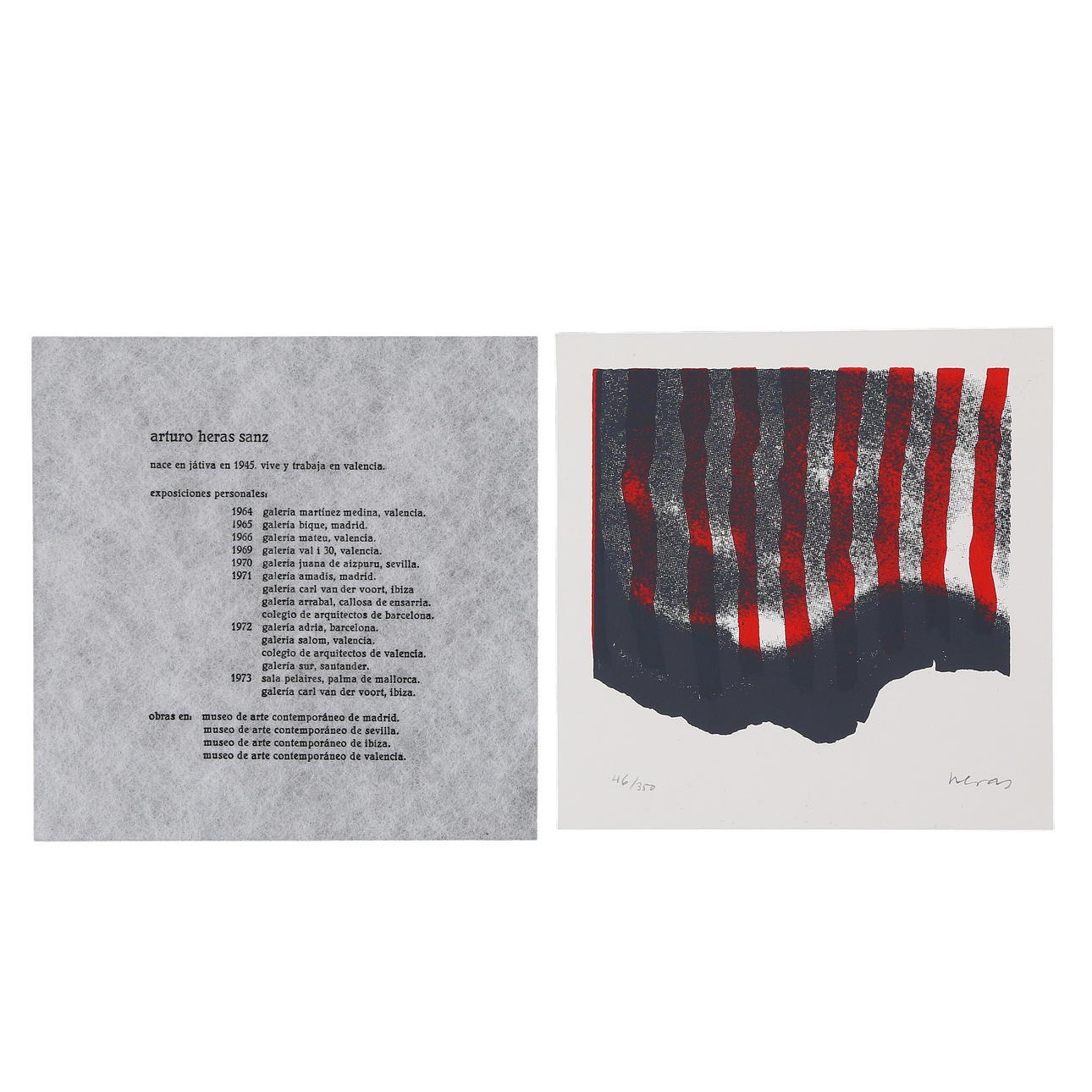 ARTURO HERAS SANZ. Untitled.