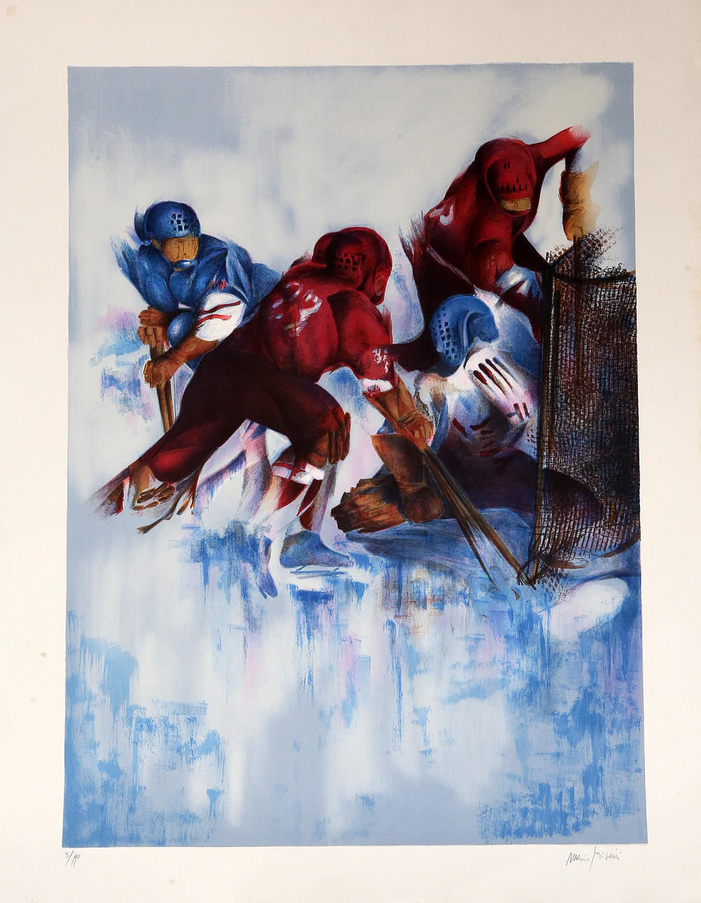 MARIO BEDINI. Jockey players.